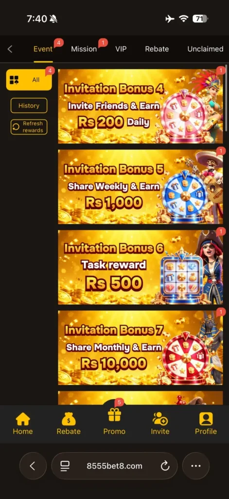 8555BET Game App