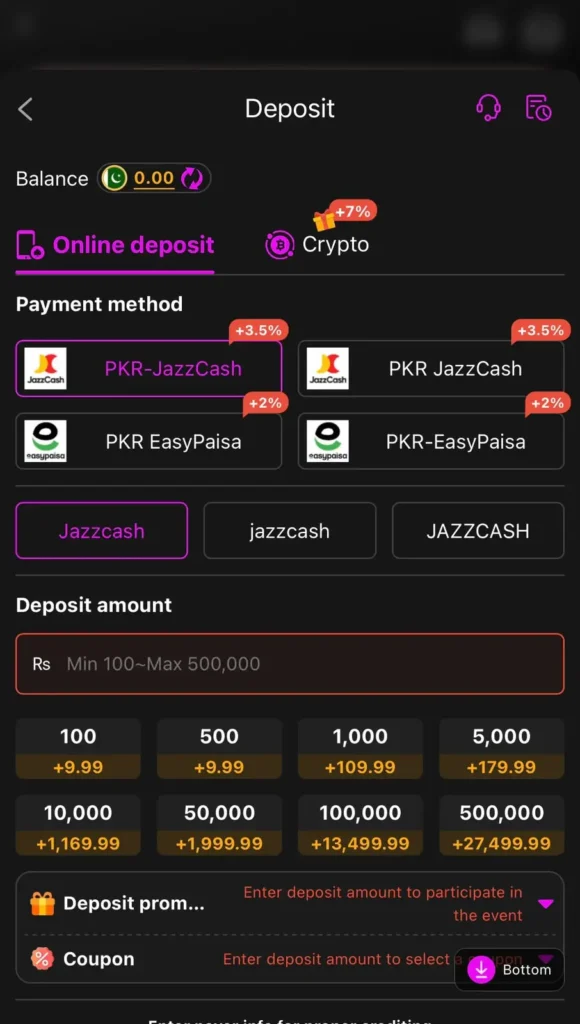 Deposit