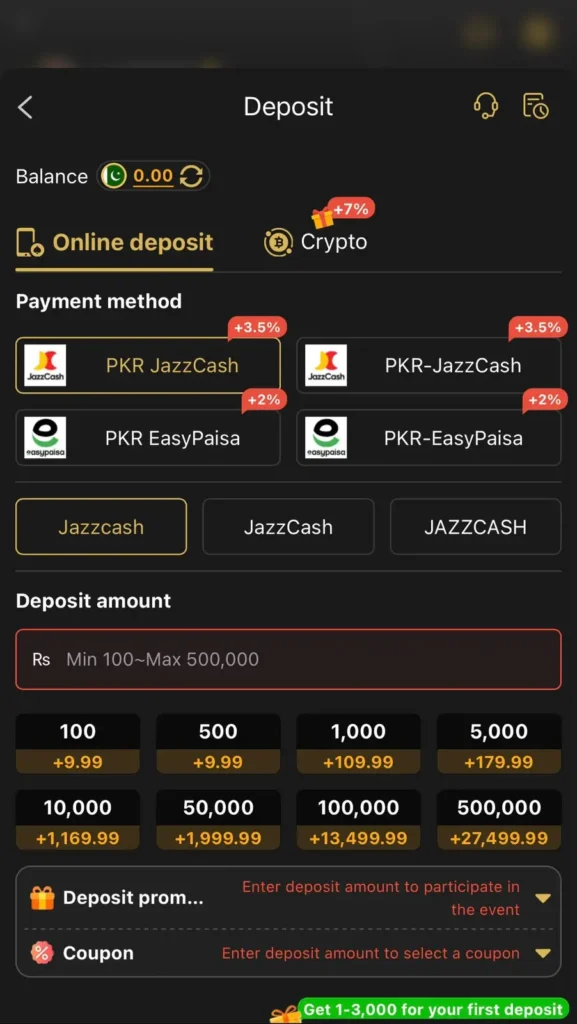 Deposit
